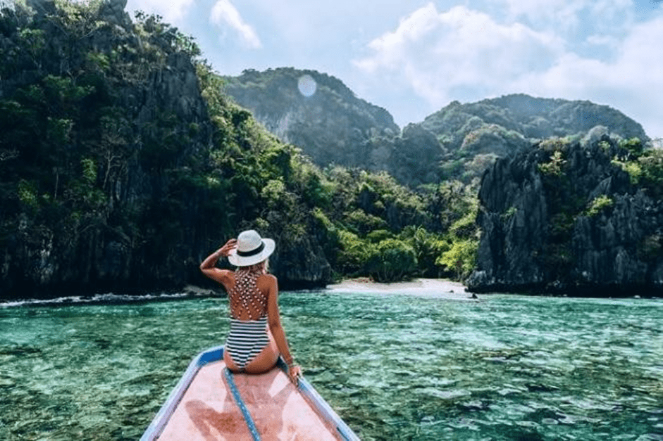 Tropical destination escape